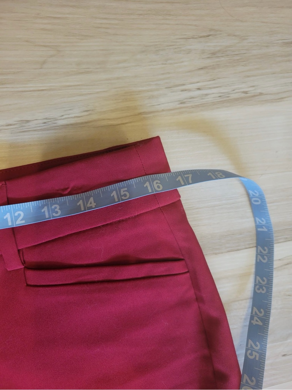 NWOT Roz & Ali Deep Red Trousers - Picture 6 of 6
